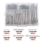 230pcs Cotter Pins Assortment Kit 304 Stainless Steel Split Pin 12 Sizes    