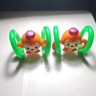 Lot Of 2 Infant Crawling Toy Monkey Glows Rolls Makes Sounds Video