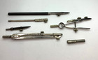 Vintage Eugene Dietzgen Co   Elementary Drafting Tools Set No  1093 In Case