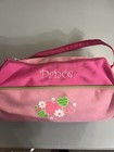 Sassi Zip Up Dance Duffel Bag With Hearts And Flower 2 Tones Of Pink