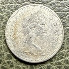 1965 Canada 10 Cents Silver Coin  Queen Elizabeth Ii  Bluenose  800 Silver