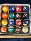 Mini Billiard pool Resin 1-1 2  2oz Replacement Ball triangle Number In Stripe
