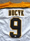 Nhl Autographed Johnny  chief  Bucyk  hofer   9 Boston Bruins Jersey W  Jsa Coa