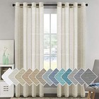  Home Decorative Privacy Window Treatment Linen 52 w X 96 l Natural