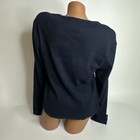 Vintage 90s Polo Ralph Lauren American Flag Knit Top Navy Cotton Xl Sequin Usa
