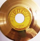 Johnny Cash I Walk The Line Ep Gold Record   W-printed Autograph Rare Sun Label
