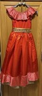 Disney Store    princess Elena Of Avalor    Original Costume Gown Girls 7-8 Euc