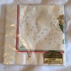 Vtg Christmas Napkins Santa With Sleigh 16 Count Luncheon Pack Nip 80s Hallmark