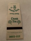Vintage Matchbook Cover Matchcover Irish Waters