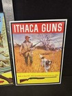 Ithaca Guns --- Man   Dog   White Rabbit -- Two Metal Signs