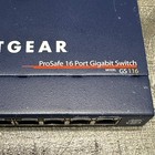 Netgear Prosafe Gs116 16 Port Gigabit Ethernet Switch Blue tested Power On 