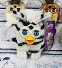 Vintage 1999 Furby Buddies Tiger Beanbag Plush Toy Lot Of 5 New W tags