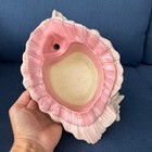 Vintage Atlantic Mold Conch Seashell Planter Ceramic 2 Piece Shell Beach Decor