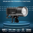 Flashpoint Xplor 600 Pro Li-ion Battery-powered Hss Strobe Light With Built-in R