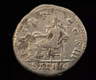 Roman Imperial Coins  Hadrian  Silver Denarius Ar  Salus Seated Feeding Snake 