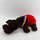 Tonka Pound Puppy Dark Brown Vintage 1985 Pound Puppies 18  Stuffed Animal Plush