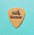Rare  Bruno Mars Anderson  paak Silk Sonic Tortex Tour Guitar Pick