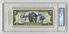Steve Woz Wozniak Signed  2 Dollar Currency Encapsulated Psa Autographed Apple