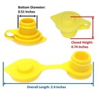 15 Yellow Fuel Gas Can Jug Vent Cap Blitz Wedco Scepter Essence Midwest Eagle