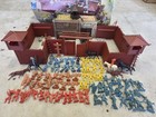 Vintage Marx Fort Apache Playset 3681 With Extra Figures And Box Read