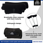 Underarm Crutch Pad And Hand Grip Covers Mdub Medical Comfortable Padding Washab