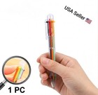 1 Pc Ballpoints Pen Marker Korea Creative Stationery Pen 6 Color In 1 Ballpoint