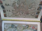 Vintage Maps  22  X 16  Guilielmo Blaeuw Europa   1651 Map Of The World