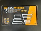 Gearwrench 86928 16 Piece 90-tooth 12 Point Metric Combination Ratcheting Wrench