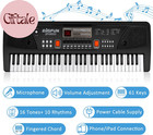 Piano For Kids With Microphone  Keyboard Piano For Beginners Electronic Keyboard