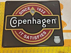 Original Copenhagen Snuff Black Metal Sign Tobacco 14 X 18