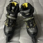 Roller Derby Aerio Q-60 Inline Skates Black yellow Adult Men Size 10 Trs Gold 7