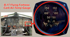 B-17 Flying Fortress Carb Air Temp Gauge    b-17 Dropped The Most Bombs In Wwii 