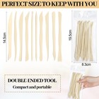 10 Set 100 Pcs Clay Sculpting Tools 10 Different Shapes Pottery Tools Plastic   