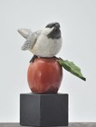 Chickadee Life Size Wood Scuplture carving