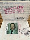 Expired U s  Passport W Stamps 1984 Expiration