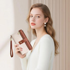 Large Wallets For Women Rfid Blocking Wallet Pu Leather Ladies Wallets Zipper Lo