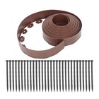 Garden Landscape Edging No Dig Lawn Edging Border With Anchoring Spikes Plastic