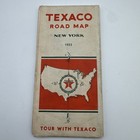 1933 Texaco Road Map Of New York  tour With Texaco 3 1 2  X 7 1 4  Folded Vtg