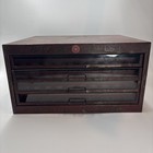 Vintage Star Twists Mercerized Sewing Thread Store Display Cabinet