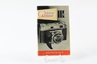 Kodak Retina Iiic Manual Instruction Guide  g821