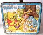 Vtg Winnie The Pooh Metal Lunch Box 1976 Aladdin Patina Rust No Thermos Piglet