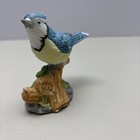 Vtg American Blue Jay Bird Figurine Porcelain From The Whitehall Society   75