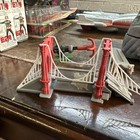 Godzilla Micro Play Set Battle At Brooklyn Bridge 1998 Trendmaster Near Complete