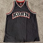 Vintage 1998 Korn    life Is Peachy    Basketball Jersey On Giant Tag  Size L  Rare