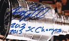 Beckett Bryan Bickell  2013 2015 Sc Champs  Chicago Blackhawks 8x10 Cup Photo