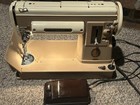 Vintage Singer Sewing Machine 301a Portable  Tan W Pedal Retro Book Extras Video