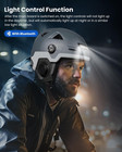 Smart Adult Bike Helmet With Automatic G-sensor Turn Signal   Brake Warning Led