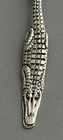 Lda St Augustine Fla Sterling Silver Souvenir Spoon Alligator Handle 5g