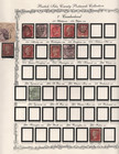 Uk Gb 1860s Specialized Collection Of 36 Queen Victoria Stamps With Postmark