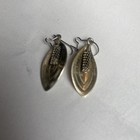 Vintage Sterling Silver Dangle Earrings Signed A k And Engraved Denmark